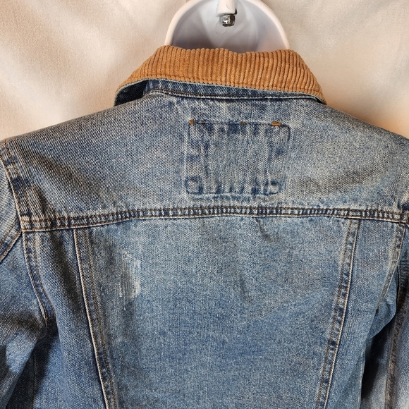 Sky and Sparrow denim corduroy collar jacket - Picture 10 of 10